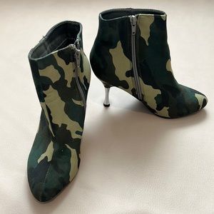 Camo Print Booties